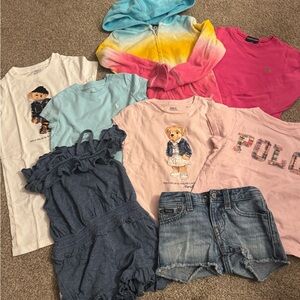 Ralph Lauren Girls 4T Bundle of 8